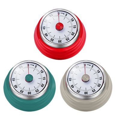 Kitchen Timer temporizador Countdown Cooking Timer Reminder Magnetic Mechanical Alarm Clock for Baking No Battery Required
