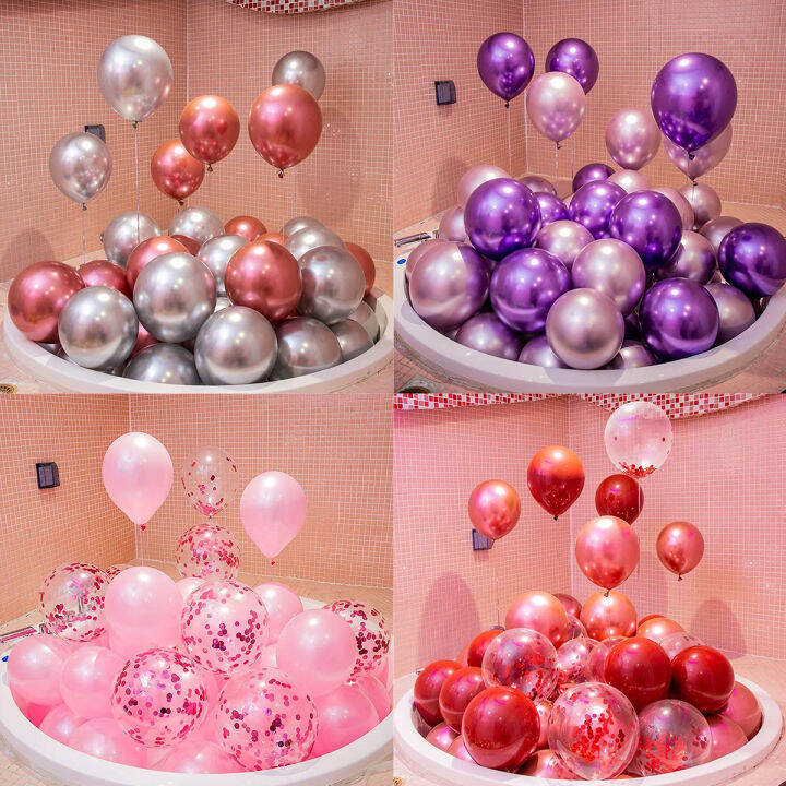 20pcs-gold-silver-confetti-โลหะ-latex-คริสต์มาสบอลลูนอาบน้ำเด็กงานแต่งงาน-2022-newyears-globos-birthday-party-ตกแต่ง-iewo9238