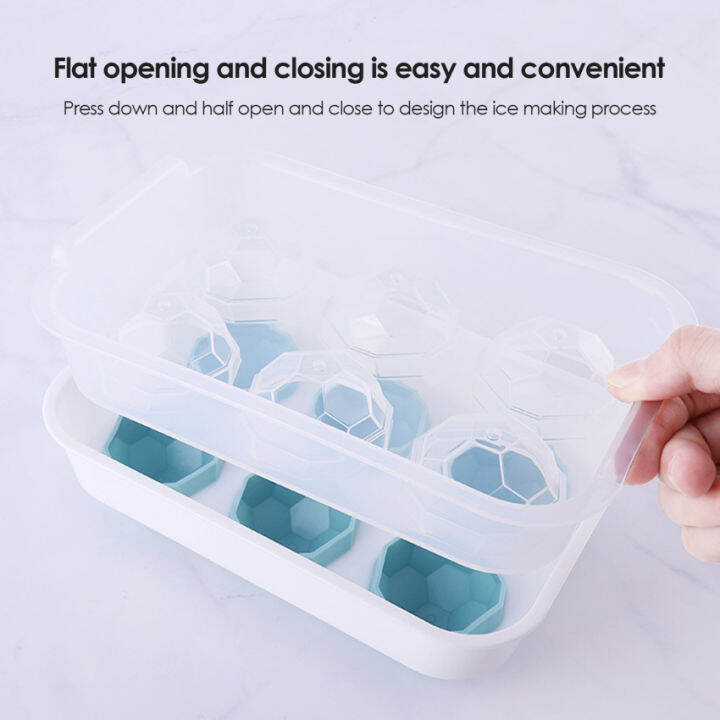 ice-ball-trays-ถาดน้ำแข็งขนาดใหญ่ทรงกลม-ice-ball-moulds-เครื่องทำน้ำแข็งทรงกลมแบบใช้ซ้ำได้พร้อมฝาปิดที่ถอดออกได้สำหรับวิสกี้-chilling-ไวน์ค็อกเทลเครื่องดื่มน้ำผลไม้