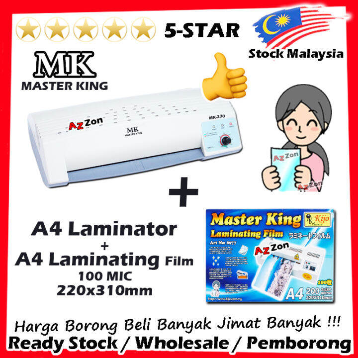 Master King A4 Laminator Machine A4 Laminator Lazada