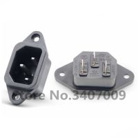 ﹉✗✱ 5 Pcs 3P IEC 320 C14 Male Plug Panel Power Inlet Sockets Connectors AC 250V 10A