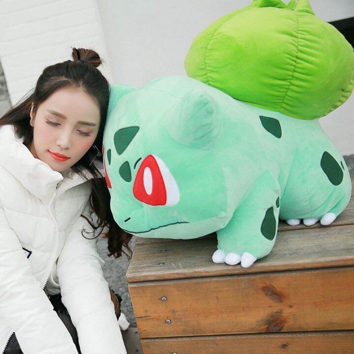 ธ-ค-ตุ๊กตาของเล่นสอดไส้ตุ๊กตายัดนุ่นขนาดใหญ่ลายโปเกมอน-peluche-bulbasaur-หมอนเต่าของเล่นตุ๊กตาของขวัญเด็กคริสต์มาส