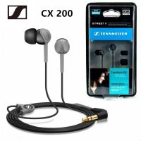 Sennheiser CX200 Street II 3.5มม.สเตอริโอแบบมีสายหูฟังหุฟังสปอร์ตสำหรับการวิ่งหูฟังHIFIสำหรับiPhone/Samsung AndroidเกมดนตรีDouble Pure Bassสเตอริโอแม่เหล็กชุดหูฟังลดเสียงรบกวน