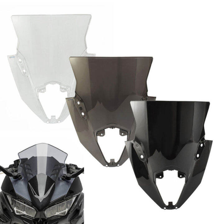 Puig 5997F Windshield For Kawasaki ER-6N 2012-2014, Dark Smoke
