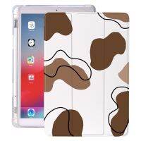 ปลอกซิลิโคนวัวลายสัตว์สำหรับแอร์4ฟันด้าพร้อม8th โปรแอร์เคสน่ารัก Ipad 7th 2020 10.2 11ที่วางดินสอ2