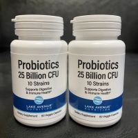 GET NOW Lake avenue Probiotics 25 billion CFU 10 strains 60เม็ด