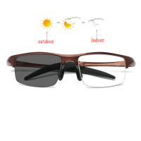 Aluminum Magnesium Sun Photochromic Myopia Eyeglasses Optical men Finished Myopia Eyewear prescription Glasses Frame -1.0 NX