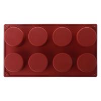 8 Cavity Muffin Cups Silicone Mold Cupcake Chocolate Cookie Baking Pan Tray Kitchen Cake Mould Microwave Safe