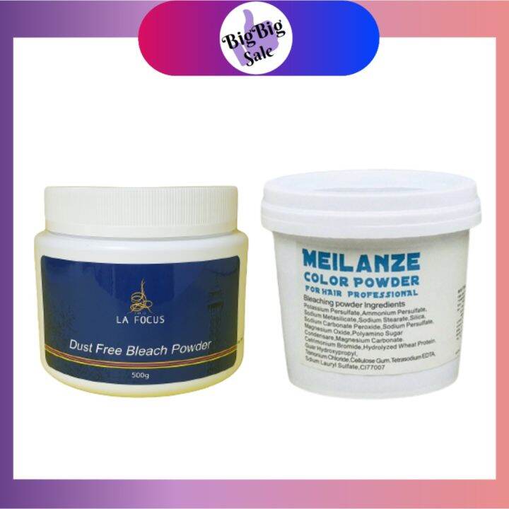 La Focus Dust Free Bleach Powder Hair Bleaching Powder 500g / Meilanze