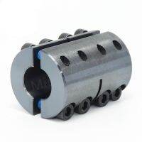 Couplings Motors Carbon Steel Split Type Two-pieces High Torque Coupling Clamping Straight Cylinder Diameter 6-50mm