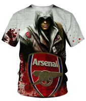 T SHIRT   Arsenal Custom Personalized 3D Tshirt 03