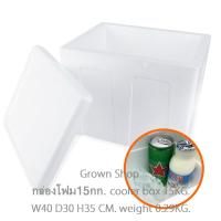 กล่องโฟมsizeMedium กล่องโฟมปิคนิก กล่องเก็บความเย็น Foam cooler box, cold storage box Picnic box