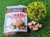 Nuwafer เวเฟอร์สอดใส้ช็อคโกแลตเฮเซลนัท บาง กรอบ ยี่ห้อ Mybizcuit ขนาด 130 กรัม