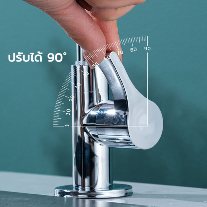 ก๊อกน้ำอ่างล้างชามแบบด้ามทรงกระบอก-ประเภท-360-หมุนอ่างน้ำห้องน้ำห้องครัวเดี่ยวก๊อกอ่างน้ำแบบที่จับ-ก๊อกน้ำล้างจาน-water-tap-sink-faucet-beautiez