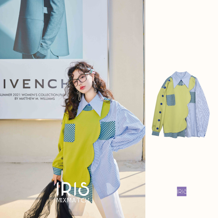 สินค้าลิขสิทธิ์แท้-iris-boutique-ih237877-spring-green-hoodie-เสื้อฮู๊ด-เสื้อสเวตเตอร์
