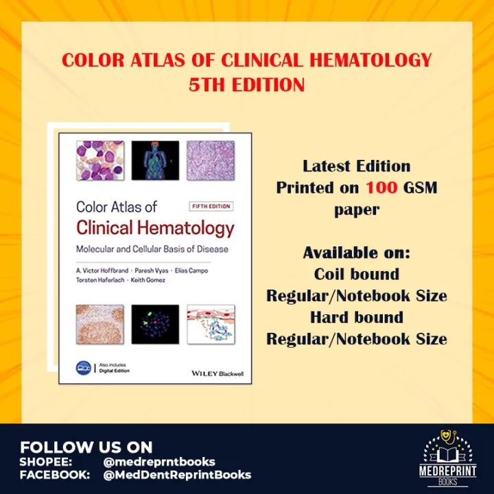 WTLCOLOR ATLAS OF CLINICAL HEMATOLOGY | Lazada PH