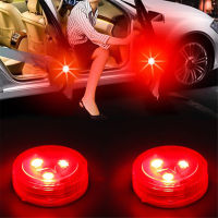 MLE Car Light ไฟติดรถยนต์  Red LED Car Door Open Warn Flash Lights Waterproof Anti Collid Signal Light Lamp