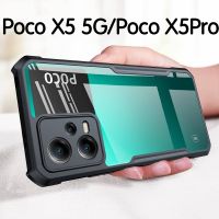 Poco X5 Pro 5Gตรงรุ่น(พร้อมส่งในไทย)เคสกันกระแทกขอบสีหลังใสRedmi Note12 5G/Redmi Note12Pro 5G/Redmi Note12Pro Plus/Poco X5 5G/Poco X5Pro 5G