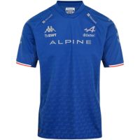 BWT Alpine F1เสื้อแขนสั้นสำหรับผู้ชาย,ชุดเสื้อยืดสำหรับนักแข่งรถรุ่นทีมใหม่สำหรับฤดูร้อนปี2022