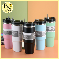 BSShop แก้วน้ำ แก้วเก็บความเย็น 30oz 890ml สแตนเลสแท้ น้ำไม่เกาะแก้ว