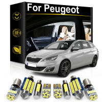 ไฟ LED ภายในสำหรับ Peugeot 308 208 307 207 206 106 107 108 1007 301 306 406 407 408 508 607 SW CC RCZ อุปกรณ์เสริม Canbus