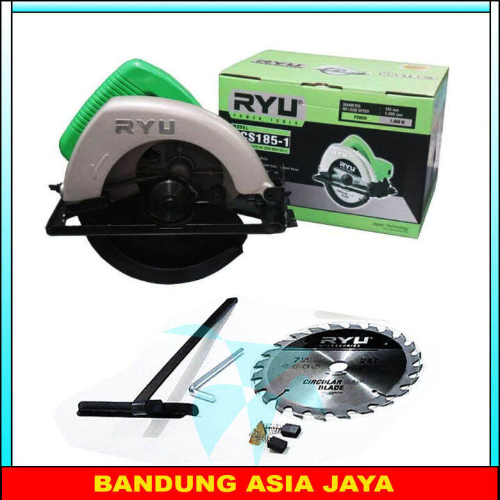 Bisa Cod Ryu Rcs Mesin Circle Circular Saw Serkel Mesin Potong Kayu Inch Gratis Mata Pisau