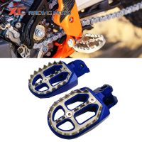 CNC Footpegs Foot pegs Rests For KTM SX SXF EXCF 85 125 150 250 300 350 450 500 530 Husqvarna TC TE FE TX FX FC FS 2016-2021 Pedals