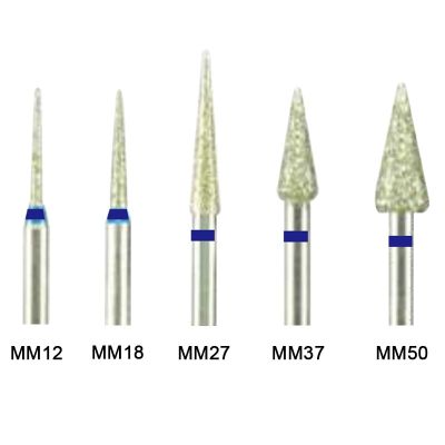 10Pcs/Set Diamond Burs HP Medium Grinding Head Burs Dentistry Tools
