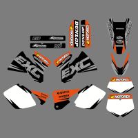 ❄ Motorcycle Fairing Sticker graphics Background Decals For KTM EXC 1998 1999 2000 125 200 250 300 380 400 520 for SX 1998-2000