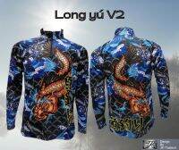 เสื้อตกปลา JK Thailand เสื้อกันยูวี ลาย LONG YU V2 ป้องกันรังสี UV 80% แห้งเร็ว