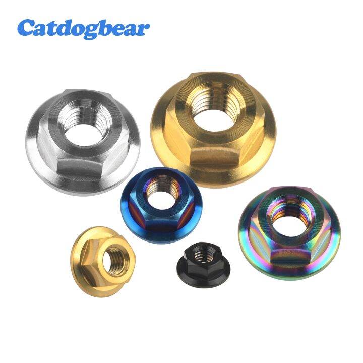 catdogbear-titanium-nut-m5-m6-m8-m10-m12-m14-m16-flange-nuts-for-bicycle-motorcycle-car