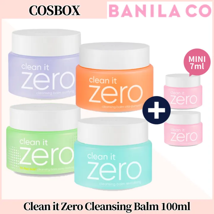 Banila Co Clean It Zero Cleansing Balm 4 Type 100ml Free T Original Mini 7ml All In 8843