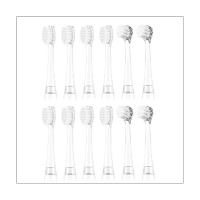12PCS for Seago Children Sonic Electric Toothbrush Kids Toothbrush Heads Replaceable Dupont Brush Head