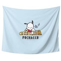 【Ready】? Cartoon pacha dog room decoration background cloth bedroom bedside healing system hanging cloth ins wall tapestry without punching