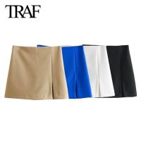 【CC】☎◙№  Fashion New split Skirts Female Waist A Skirt Mujer