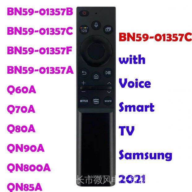 SAMSUNG BN5901357C Voice Smart TV Remote for Samsung 2021 QLED 4K 8K
