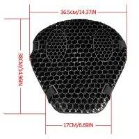 2X Silicone Motorcycle Seat Cover Air Seat Cushion Breathable Pressure Relief Protector