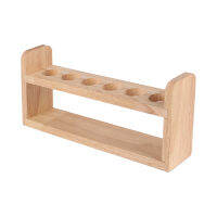 Wood Display Shelf for Diameter 3cm Glass Bottles Suitable for 9cm-25cm Length s