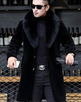 2020ฤดูหนาว Mens Designer แจ็คเก็ต Hombres Warm Windbreaker ยาวผ้าขนสัตว์ผสมเสื้อนอกสีดำ Thicken Coat M-6XL