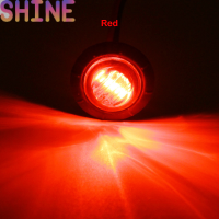 Shine 1ชิ้น24โวลต์3LED 3 4 รถพ่วงรอบเครื่องหมายด้านข้างสีเหลืองสีขาวสีแดงสำหรับรถบรรทุกไฟกวาดล้างไฟเลี้ยวรถบรรทุก