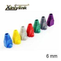 Xintylink ปลอกเชื่อมต่อแบบฝาปิด Rj45ปลอก Cat5e Cat5 Cat6หลายสีรองเท้า Tpu เคสโทรศัพท์กันกระแทกที่เชื่อมต่อเครือข่ายชิ้นส่วนอีเธอร์เน็ต