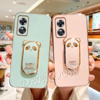 เคสนิ่มสำหรับ OPPO A58 A78 4G 2023ใหม่พร้อมที่วางตุ๊กตาหมีน่ารักสวยป้องกันทุกแพ็คฝาหลังเคส OPPOA58