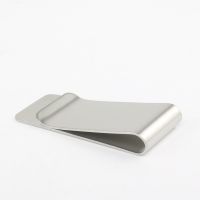 Ready stock Stainless Steel Money Clip Credit Card Holder Slim Wallet Silver Color