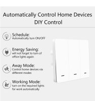 ใหม่220V 3.0 EU Zigbee สมาร์ทปุ่มไฟติดผนังสวิตช์สีขาว1 2 3แก๊งสำหรับ Zigbee2mqtt ชีวิตอัจฉริยะ Alexa Google Home Smartthings Tuya