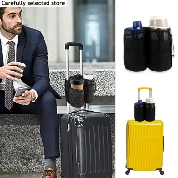 Luggage Cup Holder Travel Drink Bag for Suitcase Portable Foldable