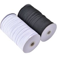 【YD】 Elastic Band 3mm 5mm 6mm Rope Rubber for Sewing Accessories 1 Roll