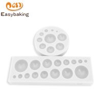 [COD] Semicircle Set Silicone Mold Fondant Chocolate Tray Clay Baking Tools