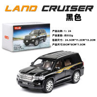 A1:24 TOYOTA LAND CRUISER SUV จำลอง Diecast โลหะผสมรุ่นรถเสียงดึงกลับคอลเลกชันเด็กของเล่นของขวัญ A578M