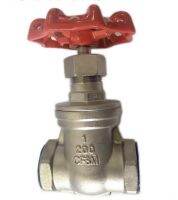 ประตูน้ำสแตนเลส 304 เกลียวใน 200 PSI  ขนาด 1/2-2 นิ้ว (Stainless Gate Valve 200PSI)