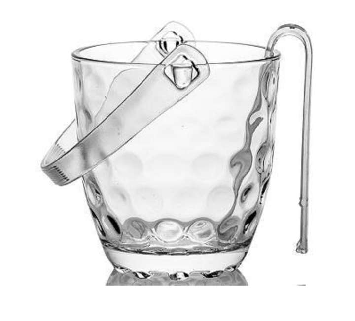 CLEAR ICE BUCKET WITH TONG 800ML BT003 Lazada PH
